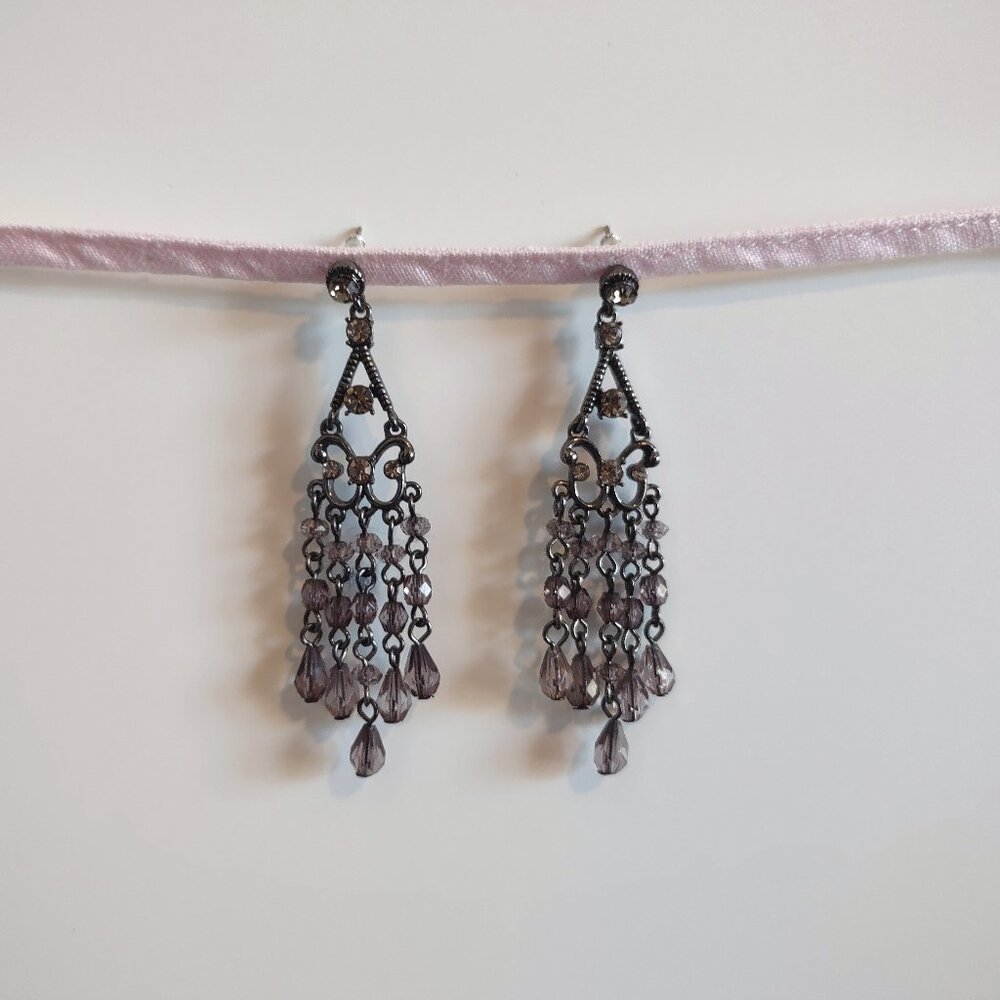 Vintage costume oriental boho earrings